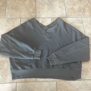 Aerie cropped sweatshirt